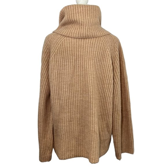 J. Crew Point Sur Light Pink Wool Mohair Blend Oversized Turtleneck Swea… - Picture 7 of 8